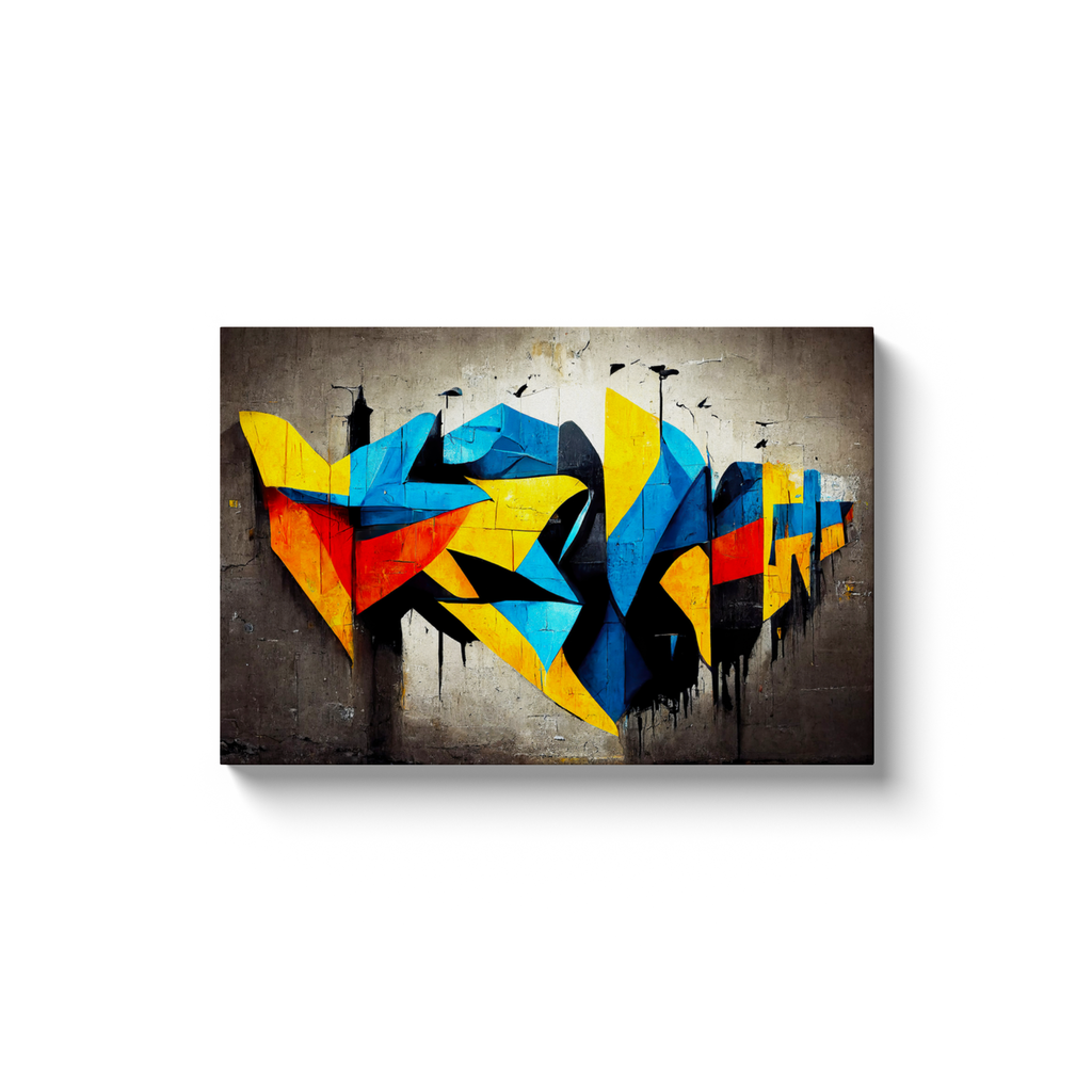 Canvas Wrap, Graffiti, Abstract, Grunge