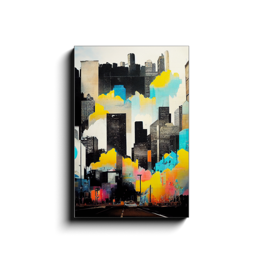 Cityscapes, Graffiti, Canvas Wraps