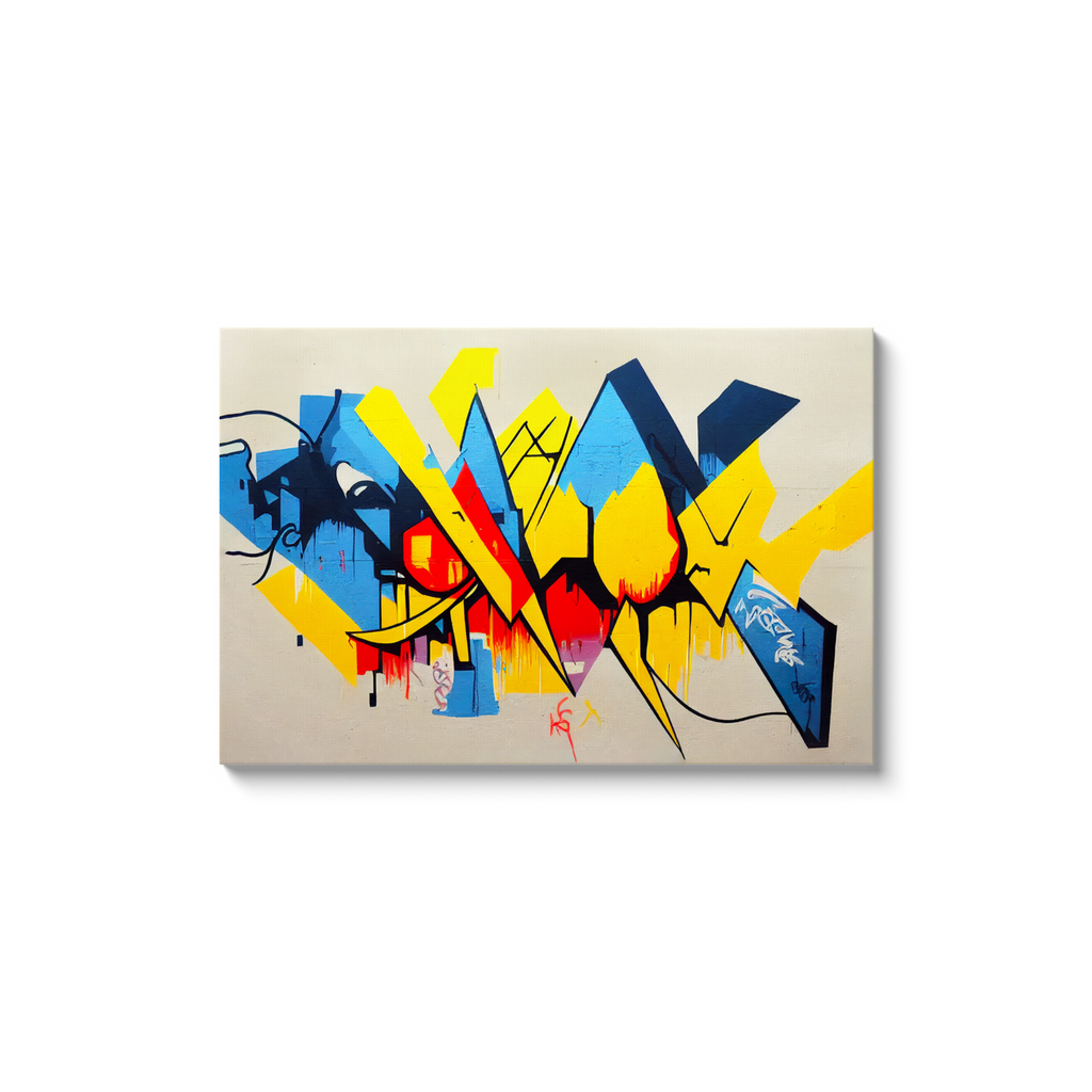 Canvas Wrap, Street Graffiti, Abstract