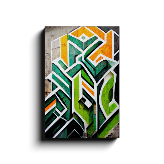 Canvas Wrap, Graffiti, Abstract, Grunge