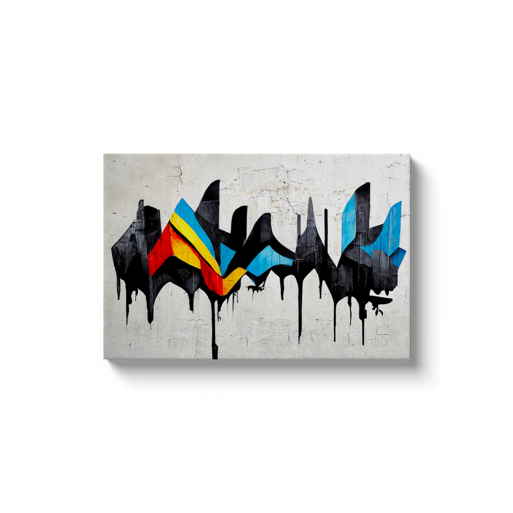 Canvas Wrap, Graffiti, Abstract, Grunge