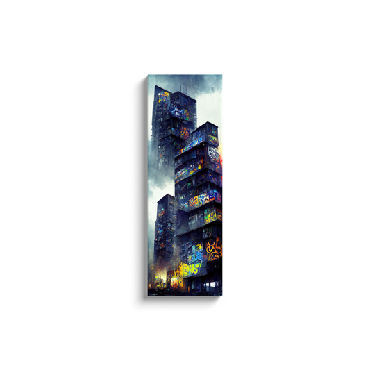 Cityscapes, Graffiti, Canvas wrap