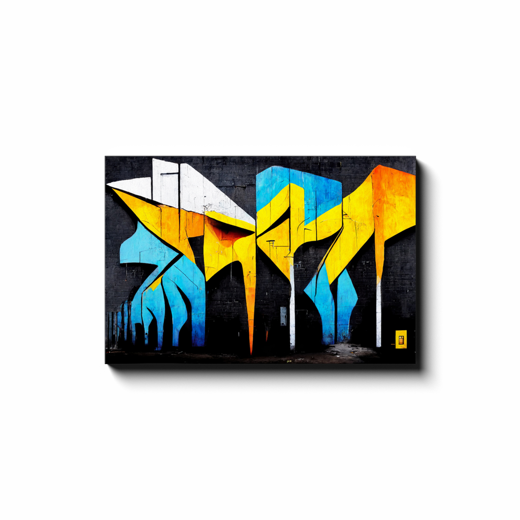 Canvas Wrap, Graffiti, Abstract, Grunge