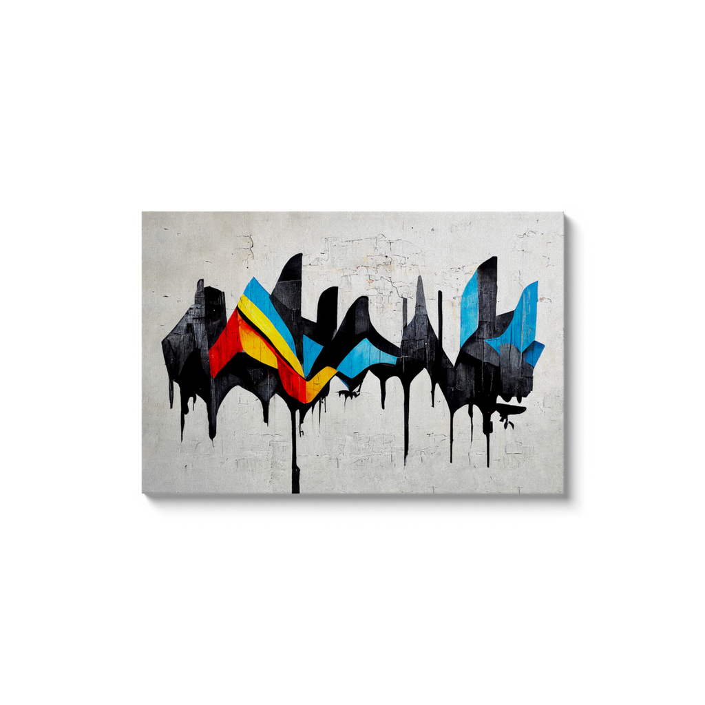 Canvas Wrap, Graffiti, Abstract, Grunge