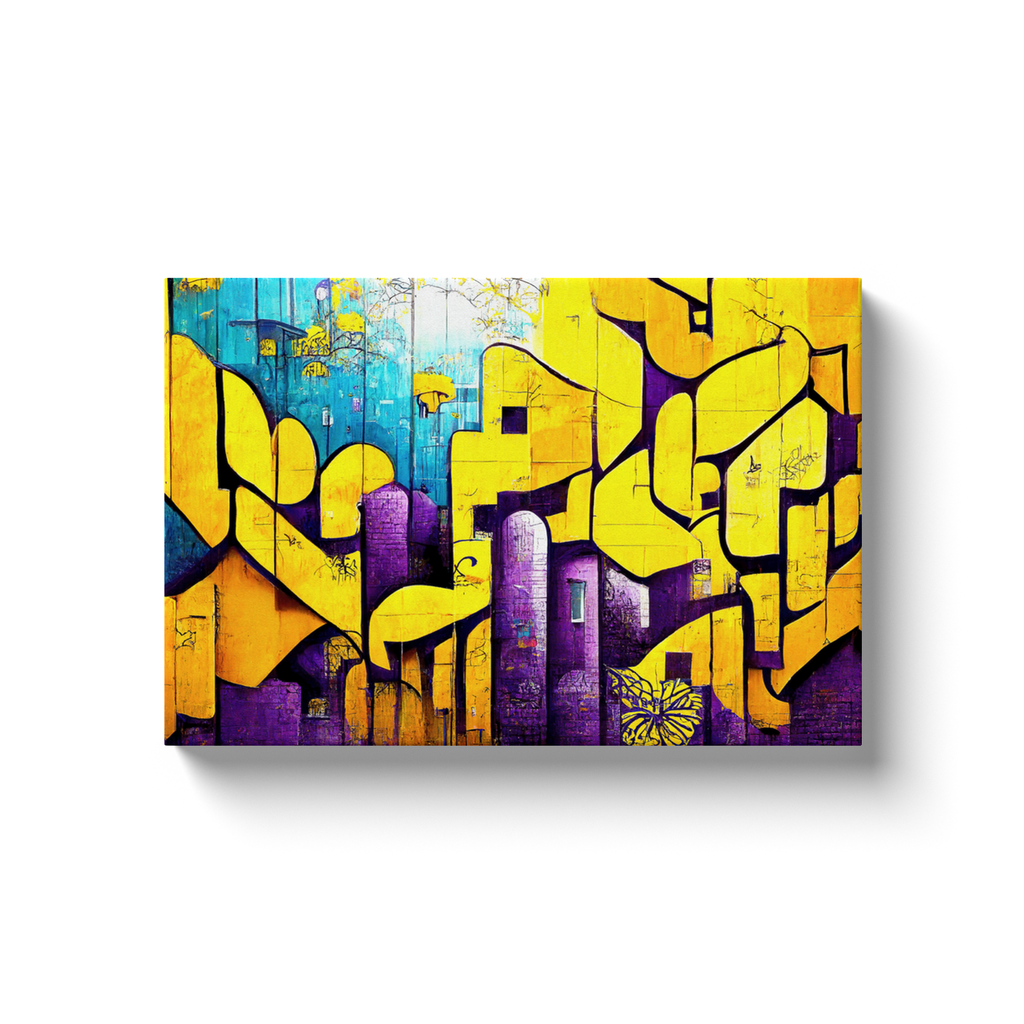 Canvas Wrap, Graffiti, Abstract, Grunge