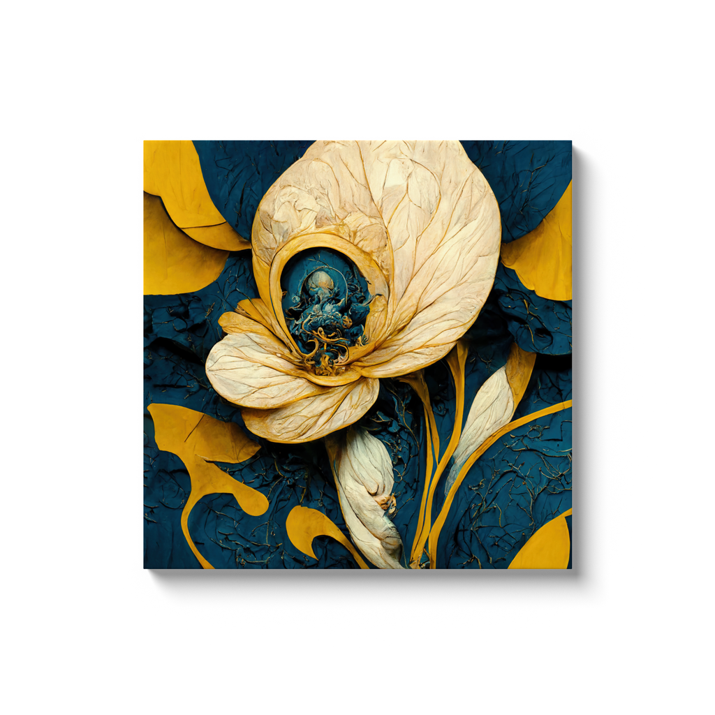 Art Nouveau, floral, Canvas Wraps