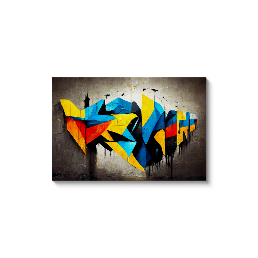 Canvas Wrap, Graffiti, Abstract, Grunge