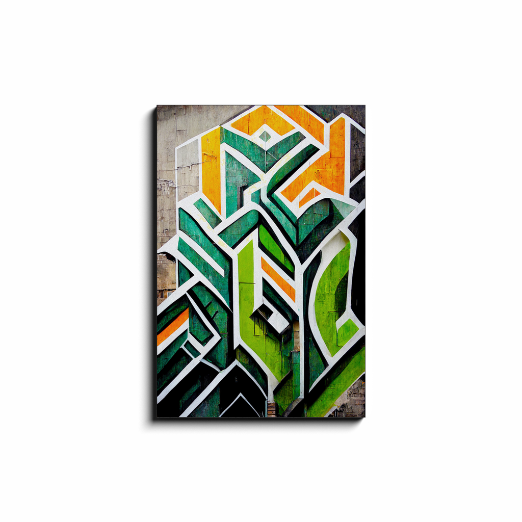 Canvas Wrap, Graffiti, Abstract, Grunge