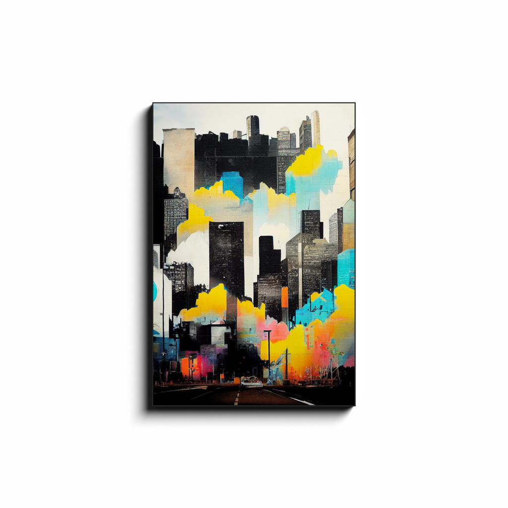 Cityscapes, Graffiti, Canvas Wraps