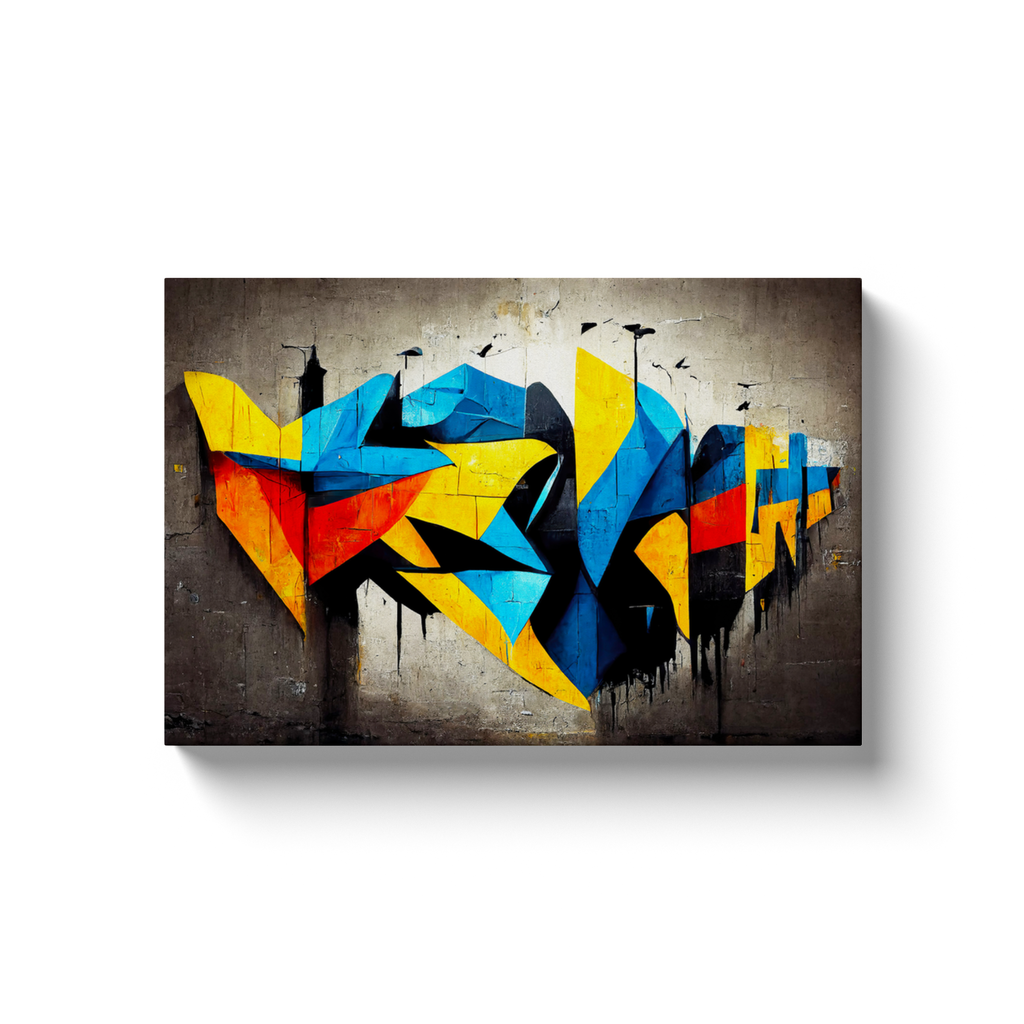 Canvas Wrap, Graffiti, Abstract, Grunge