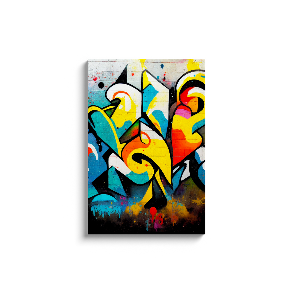 Canvas Wrap, Street Graffiti, Abstract