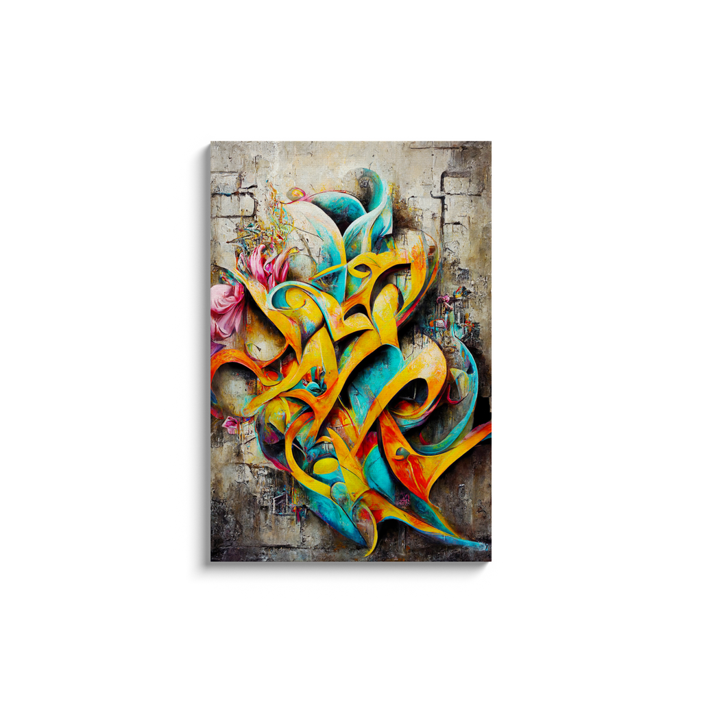 Canvas Wrap, Graffiti, Abstract, Grunge