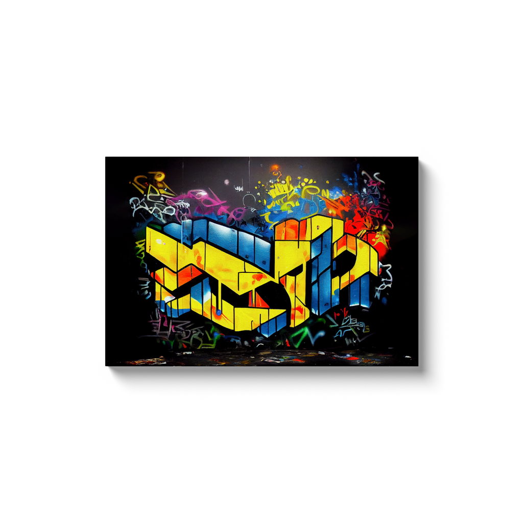 Canvas Wrap, Street Graffiti, Abstract