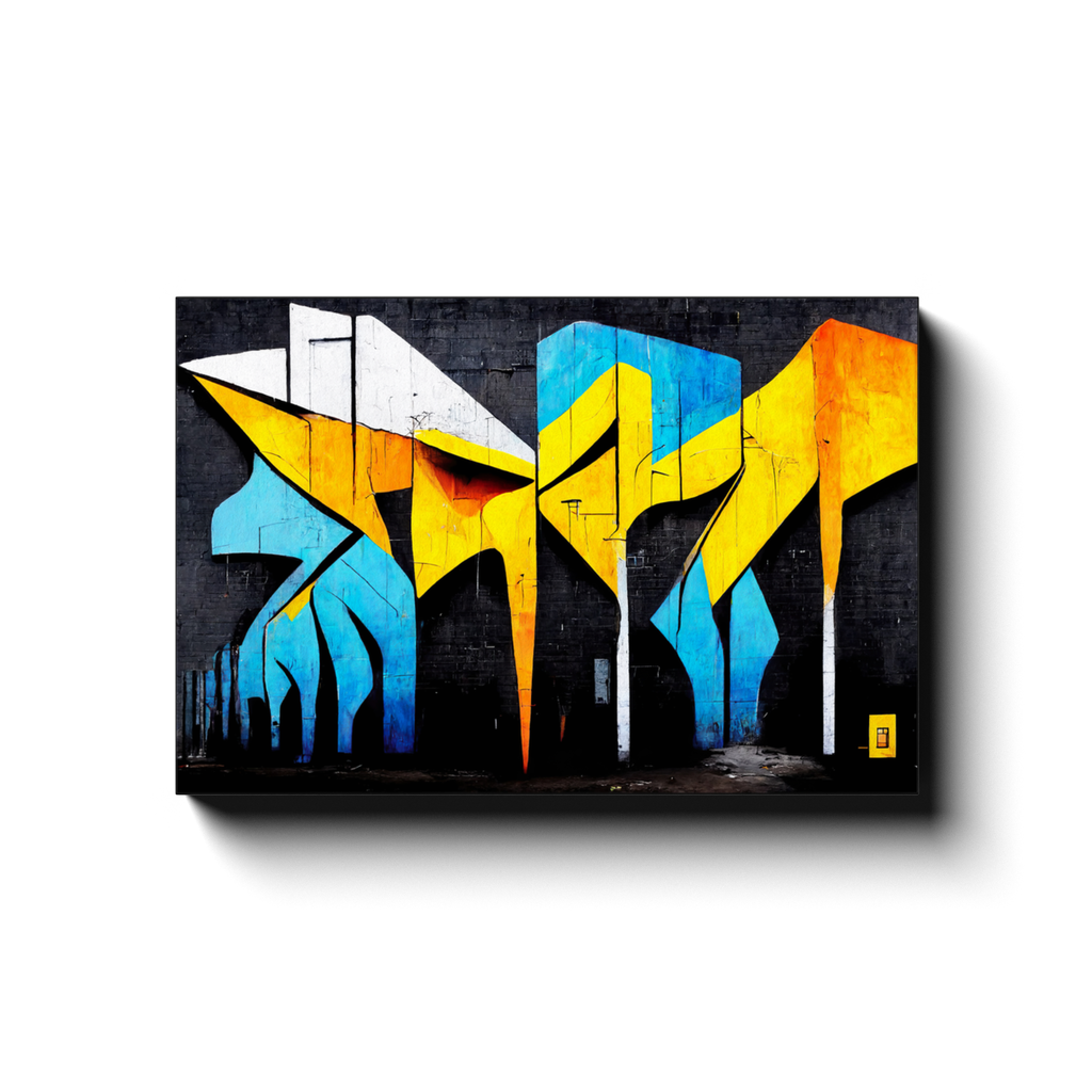 Canvas Wrap, Graffiti, Abstract, Grunge