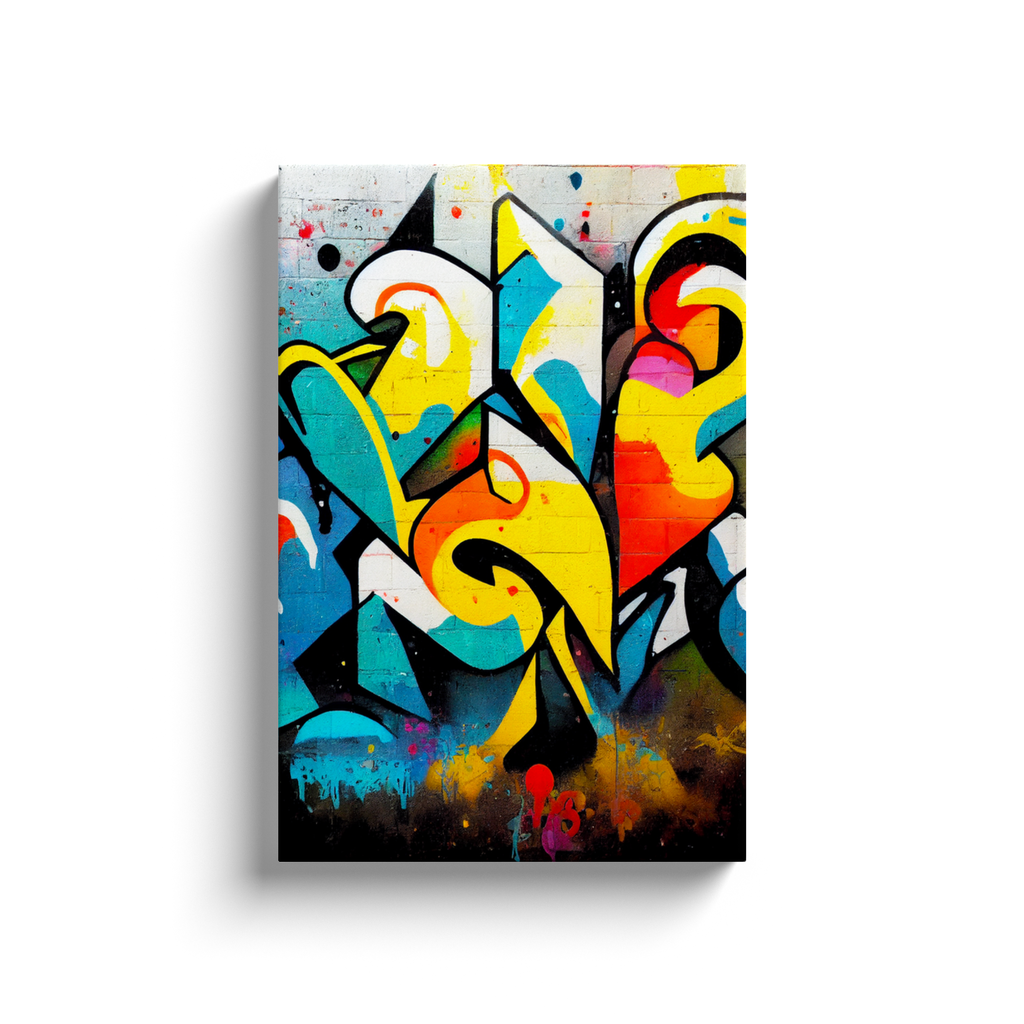 Canvas Wrap, Street Graffiti, Abstract