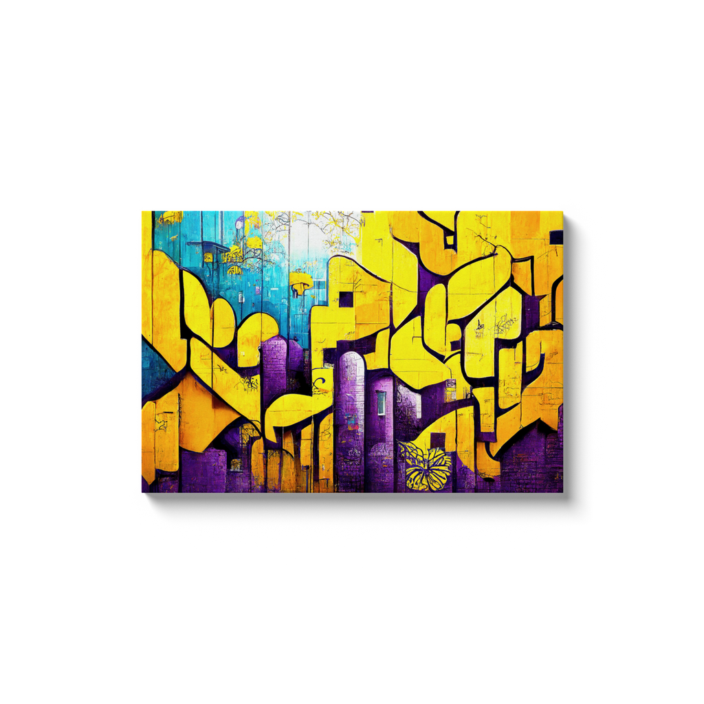 Canvas Wrap, Graffiti, Abstract, Grunge