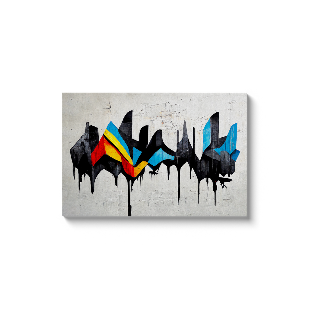 Canvas Wrap, Graffiti, Abstract, Grunge