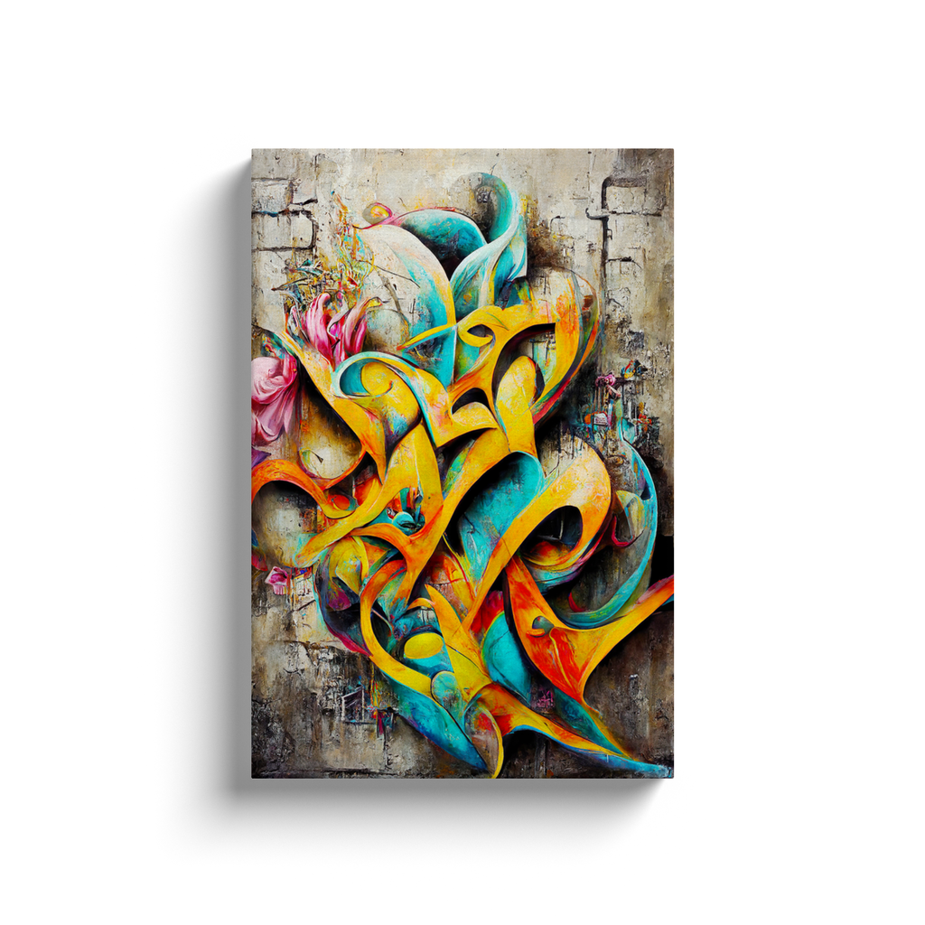 Canvas Wrap, Graffiti, Abstract, Grunge