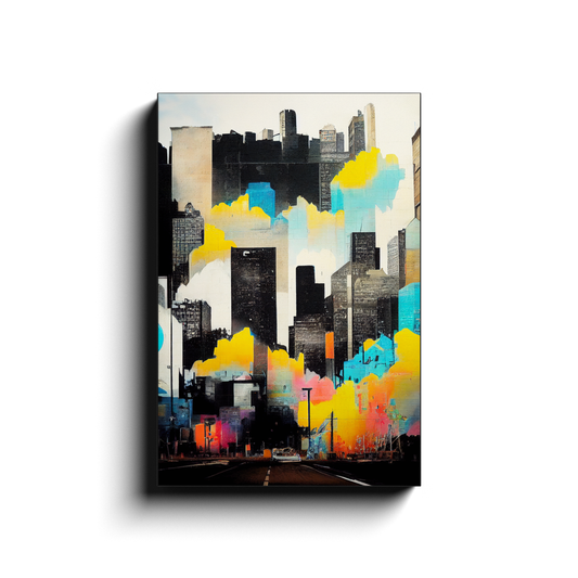 Cityscapes, Graffiti, Canvas Wraps