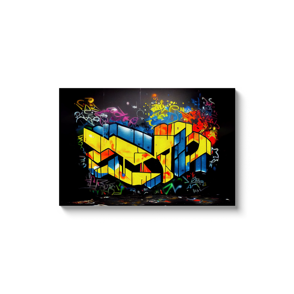 Canvas Wrap, Street Graffiti, Abstract