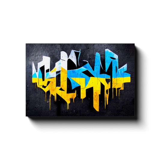 Canvas Wrap, Graffiti, Abstract, Grunge