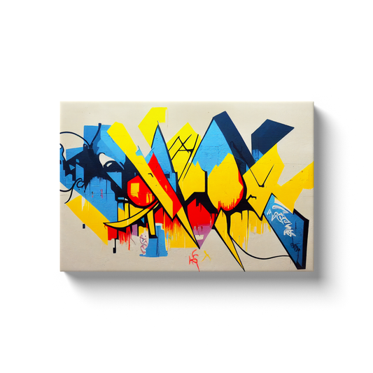 Canvas Wrap, Street Graffiti, Abstract