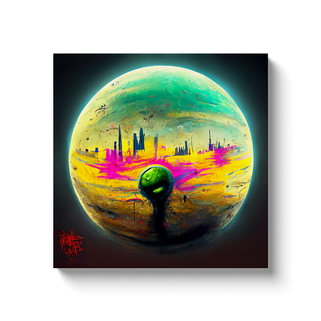 Cityscapes, Graffiti, Canvas Wraps