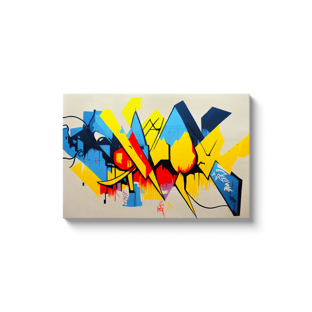 Canvas Wrap, Street Graffiti, Abstract