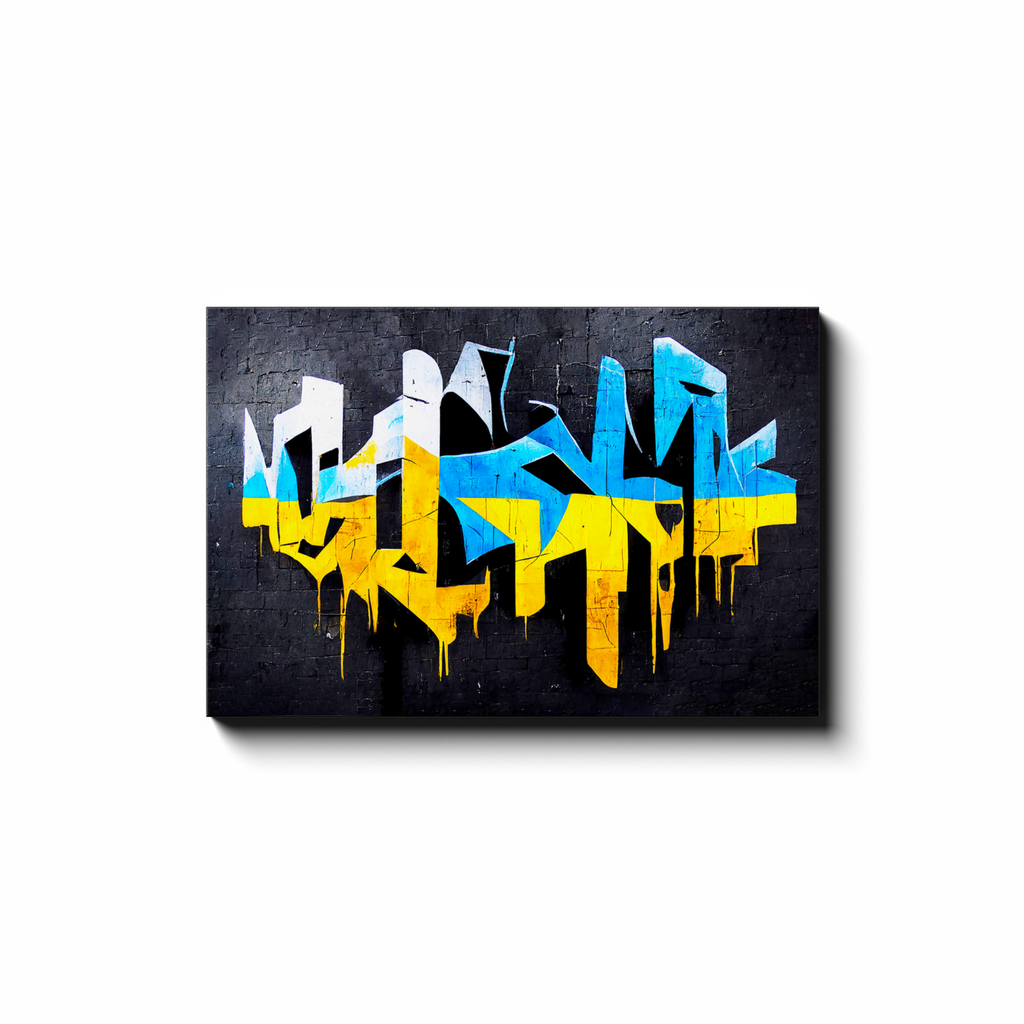 Canvas Wrap, Graffiti, Abstract, Grunge