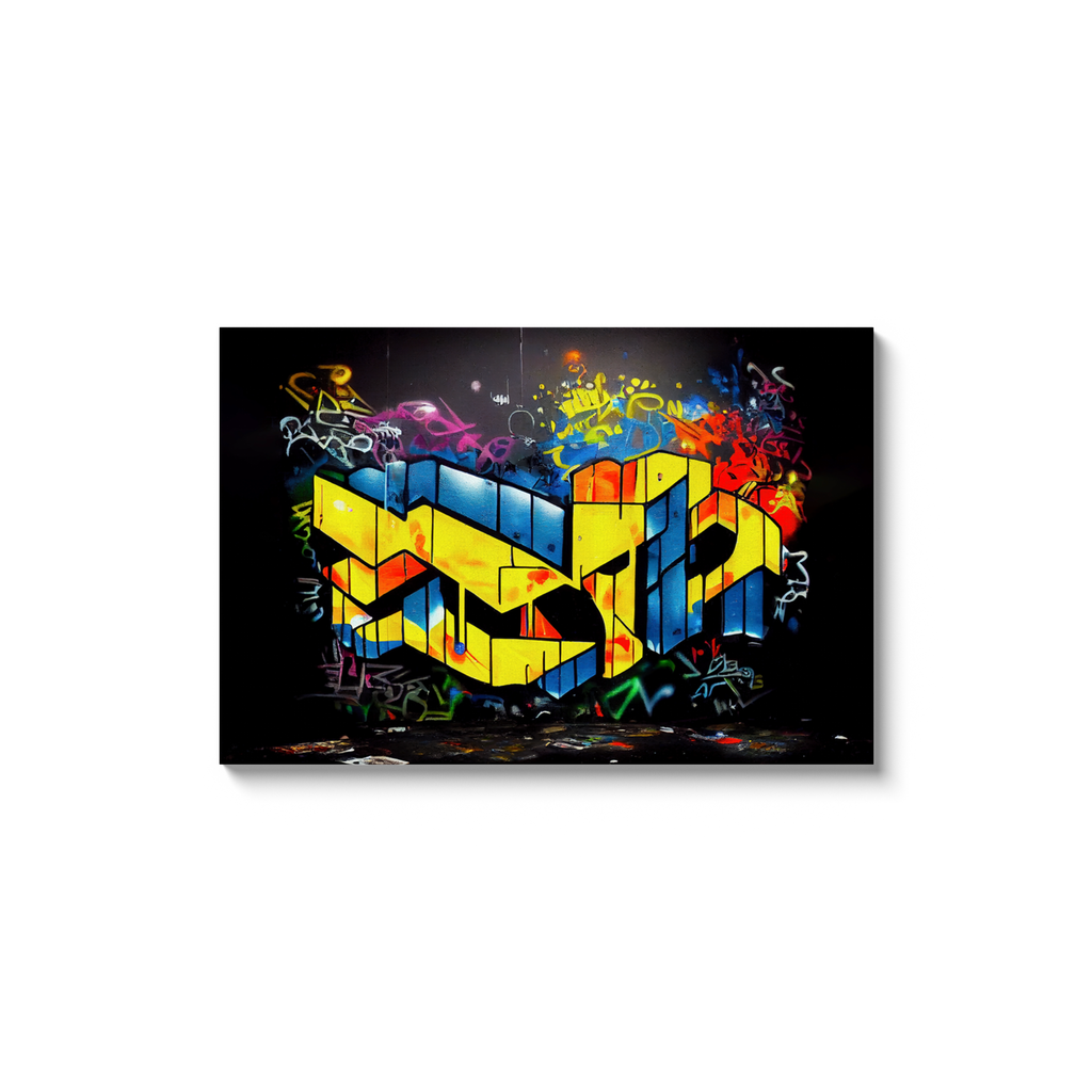 Canvas Wrap, Street Graffiti, Abstract