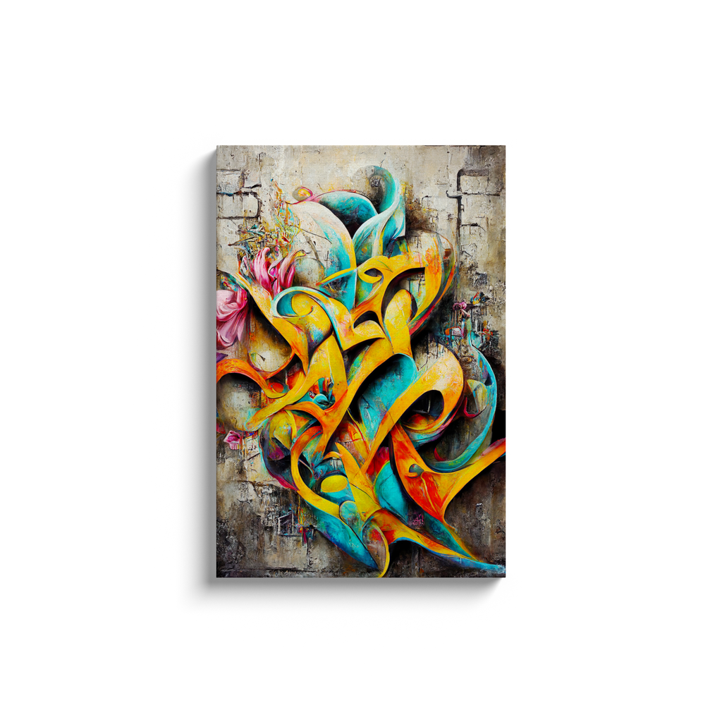 Canvas Wrap, Graffiti, Abstract, Grunge