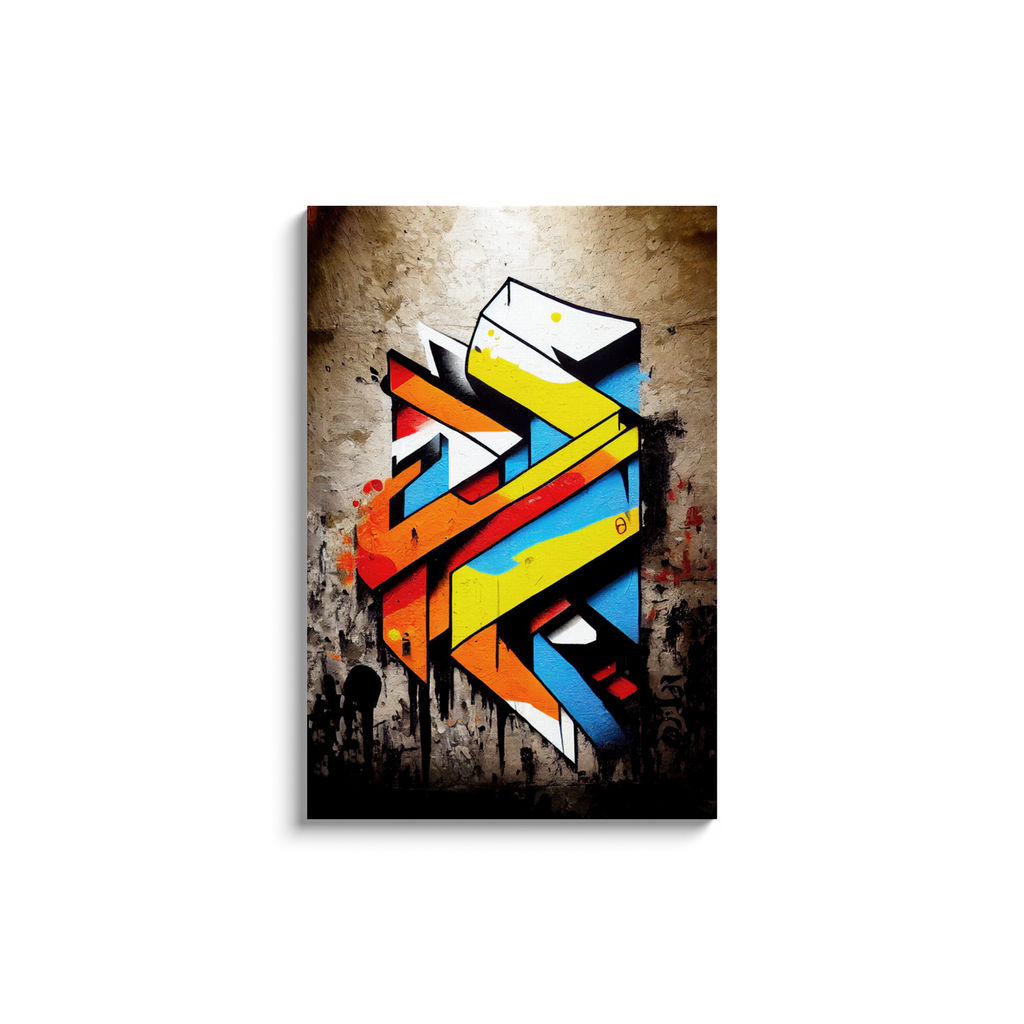 Canvas Wrap, Street Graffiti, Abstract