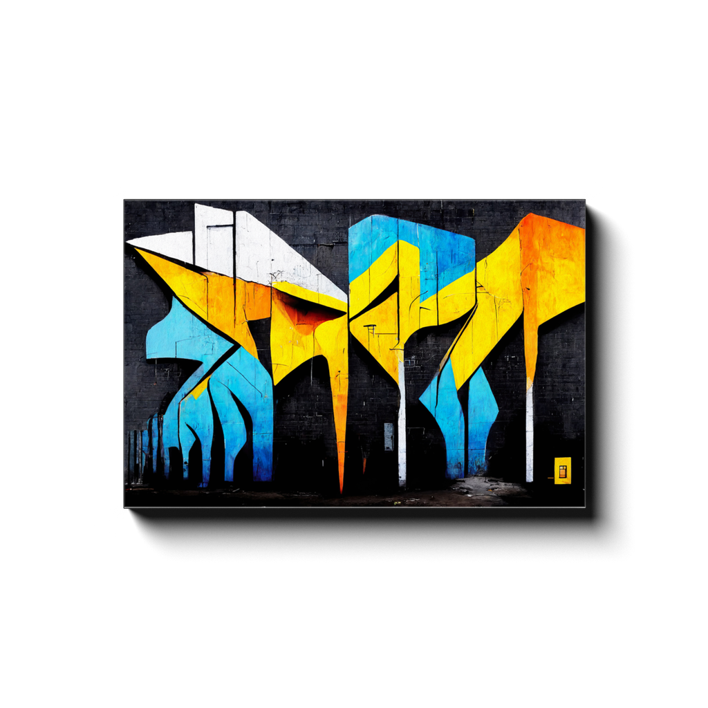 Canvas Wrap, Graffiti, Abstract, Grunge