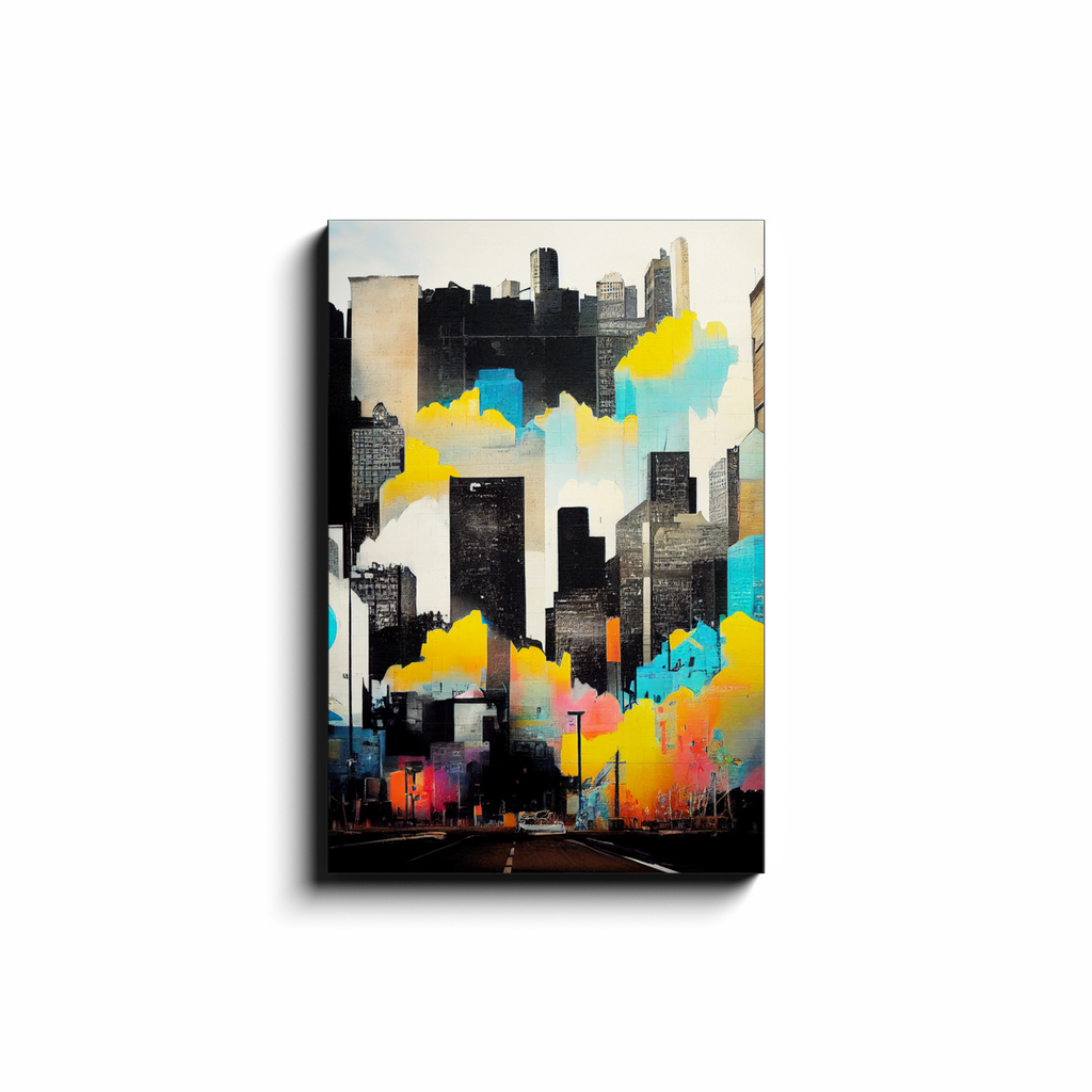 Cityscapes, Graffiti, Canvas Wraps