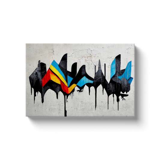 Canvas Wrap, Graffiti, Abstract, Grunge