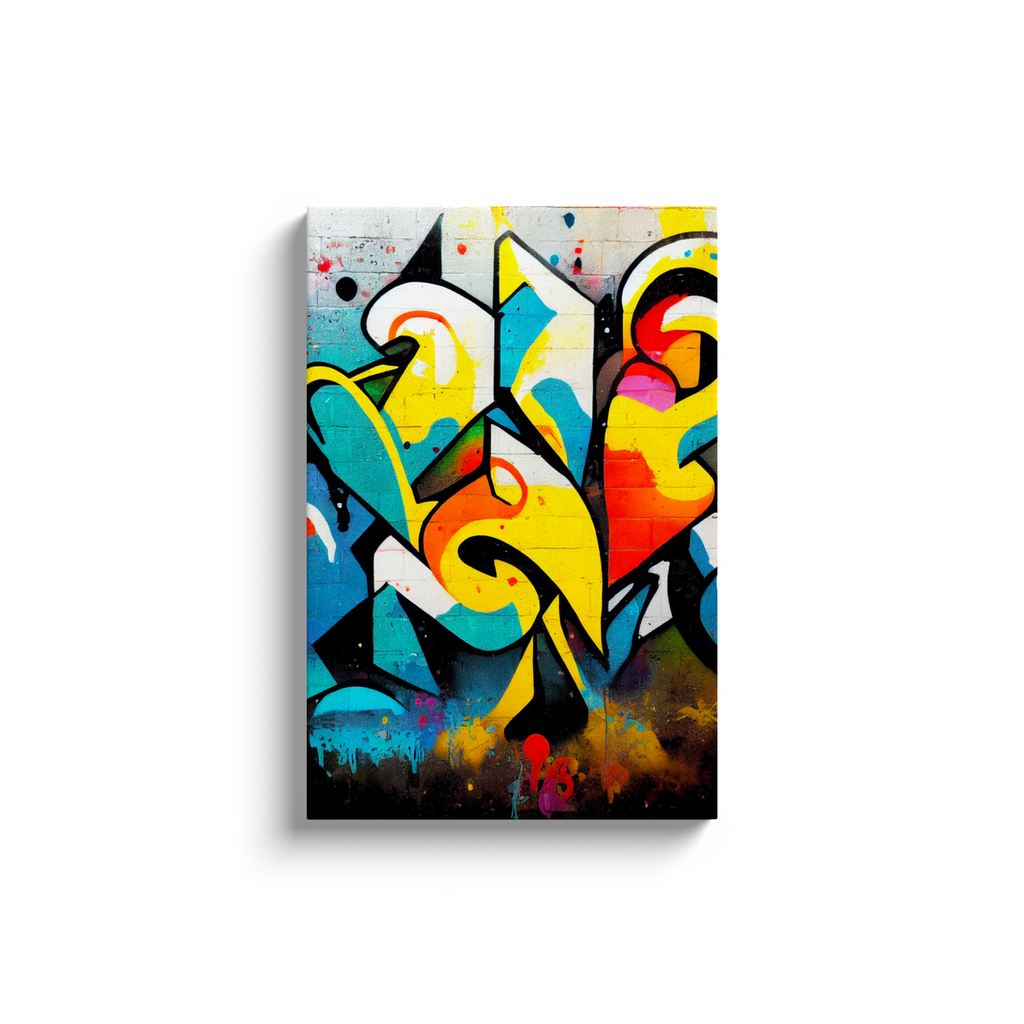 Canvas Wrap, Street Graffiti, Abstract