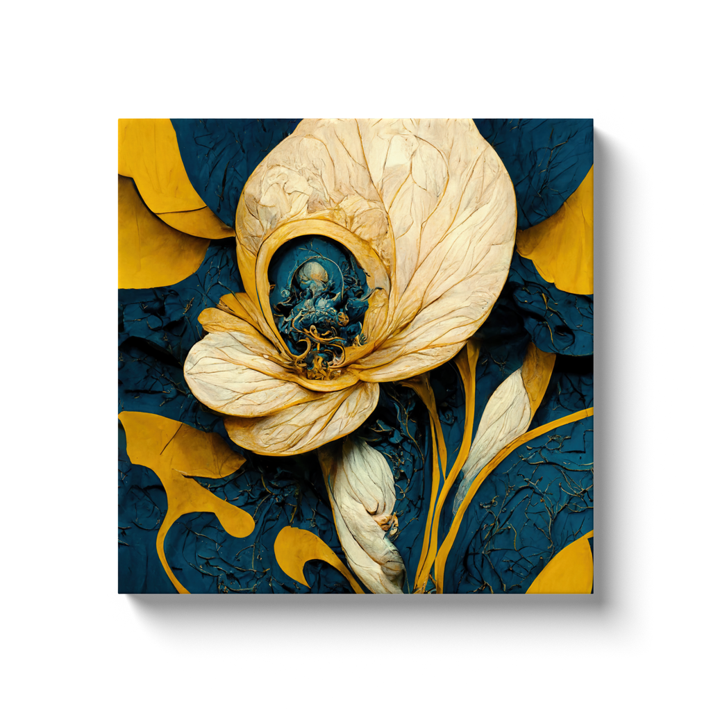 Art Nouveau, floral, Canvas Wraps