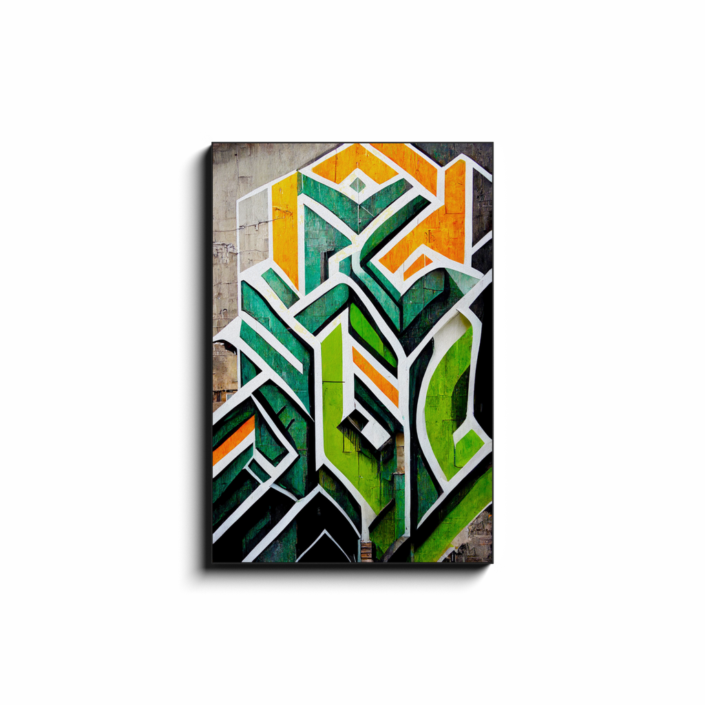 Canvas Wrap, Graffiti, Abstract, Grunge