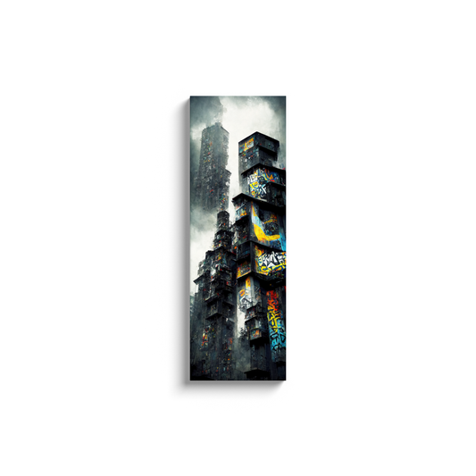 Cityscapes, Graffiti, Canvas Wraps