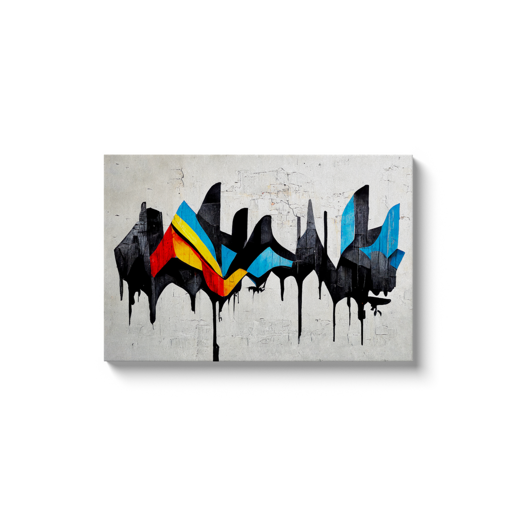 Canvas Wrap, Graffiti, Abstract, Grunge