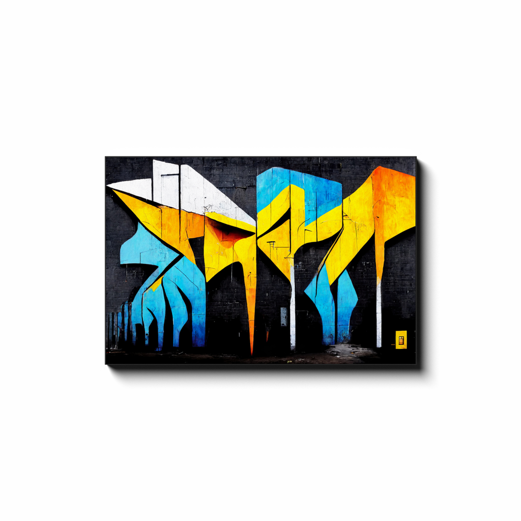 Canvas Wrap, Graffiti, Abstract, Grunge