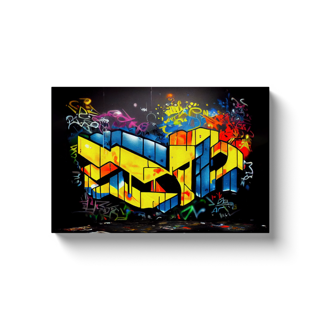 Canvas Wrap, Street Graffiti, Abstract